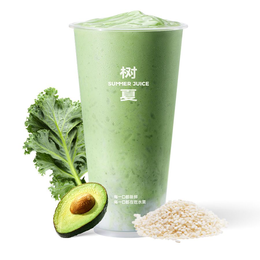 羽衣甘蓝牛油果糯米奶昔