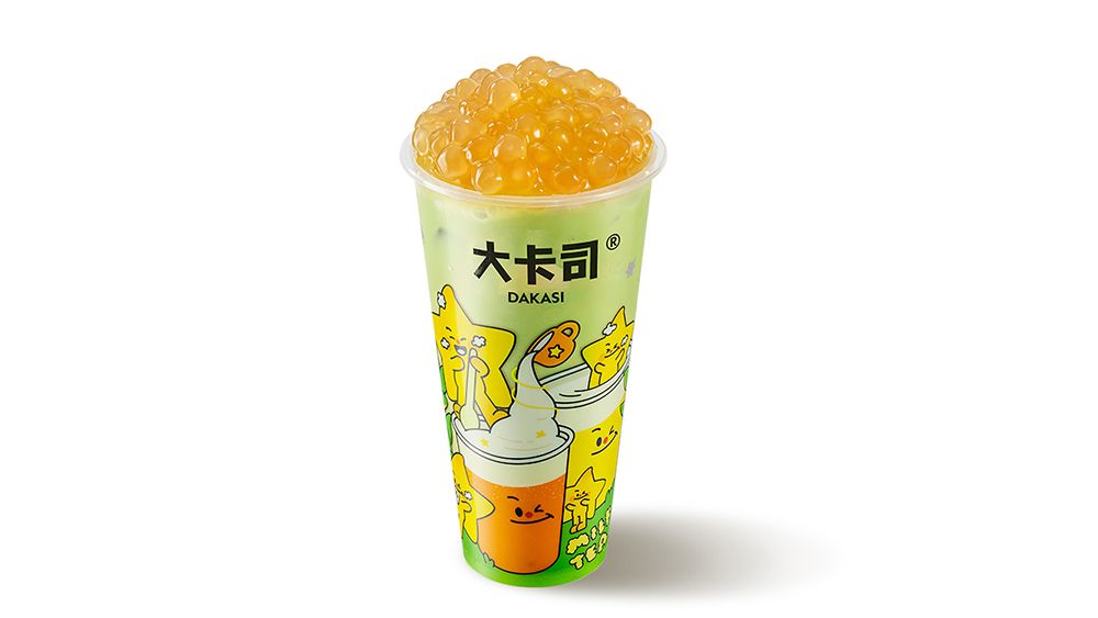 抹茶珍珠奶茶
