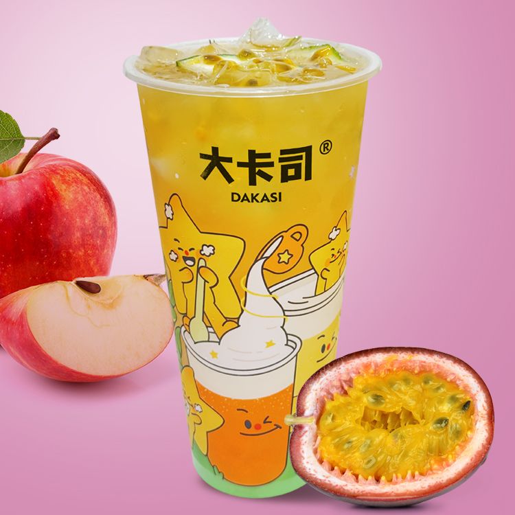苹果百香果茶