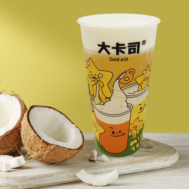 生椰茉莉盖盖茶