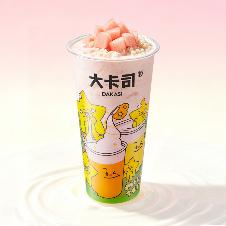 水蜜桃酸奶昔