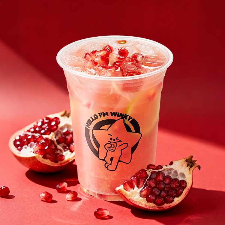 泰式红石榴柠檬茶
