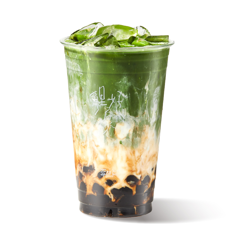 黑糖粉圆生酪抹茶