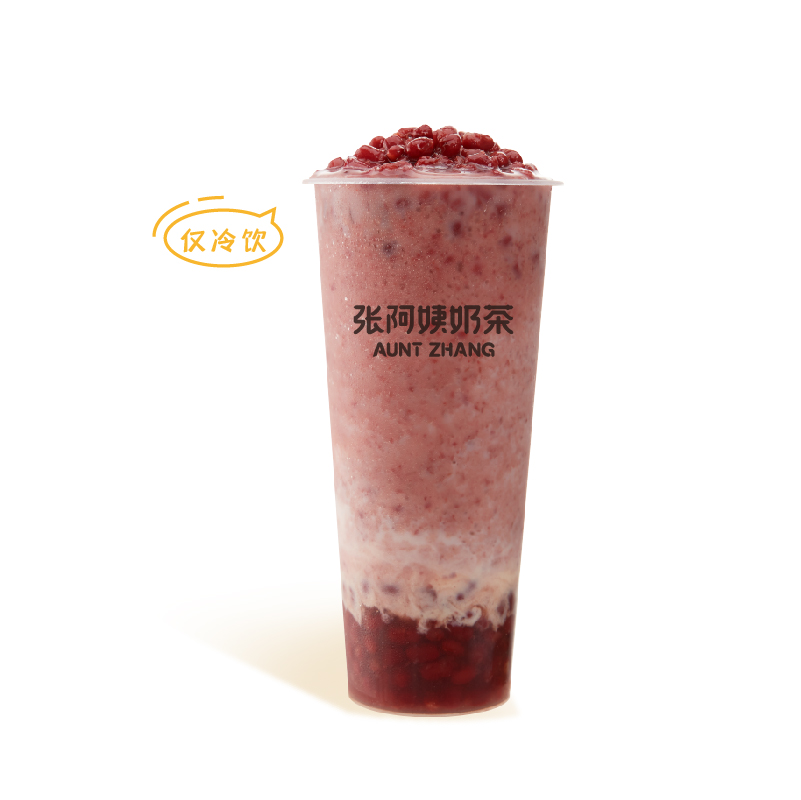 红豆牛乳冰