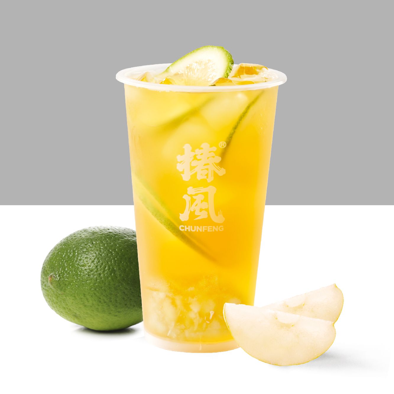 雪梨桂花冰茶