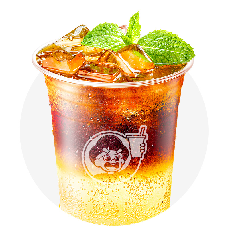 薄荷柚C氣泡美式