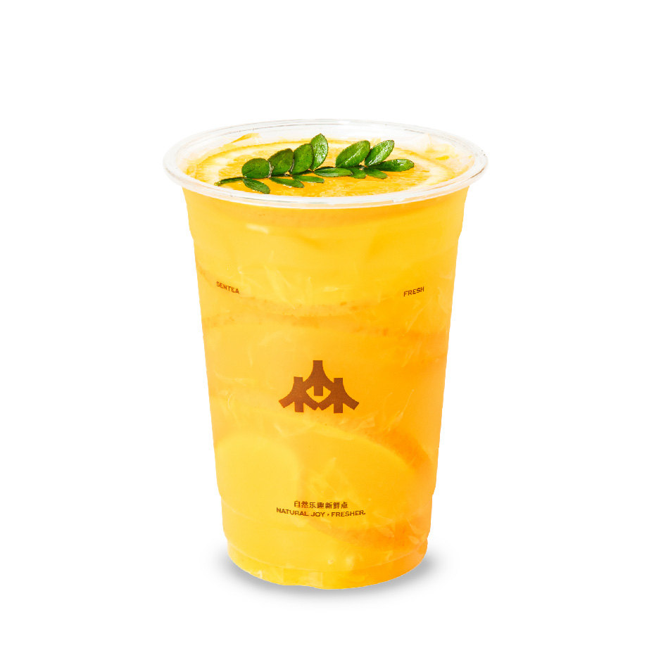 橙子冰茶