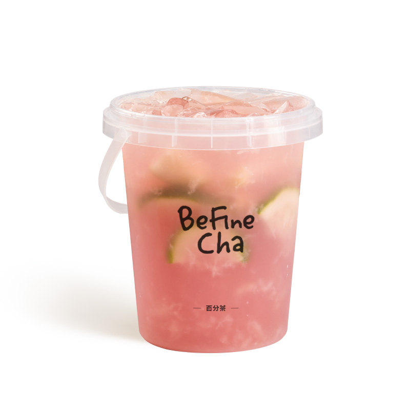 來一桶水蜜桃檸檬茶