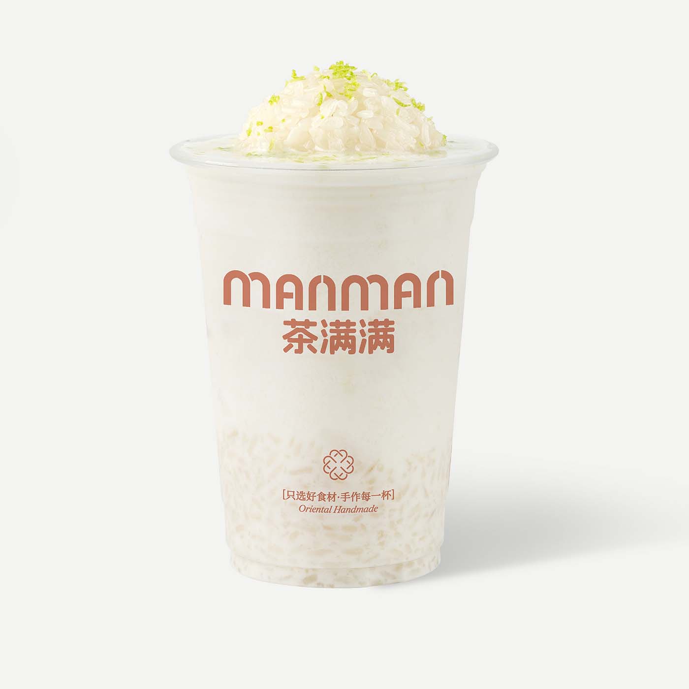 柠香白糯米奶冰