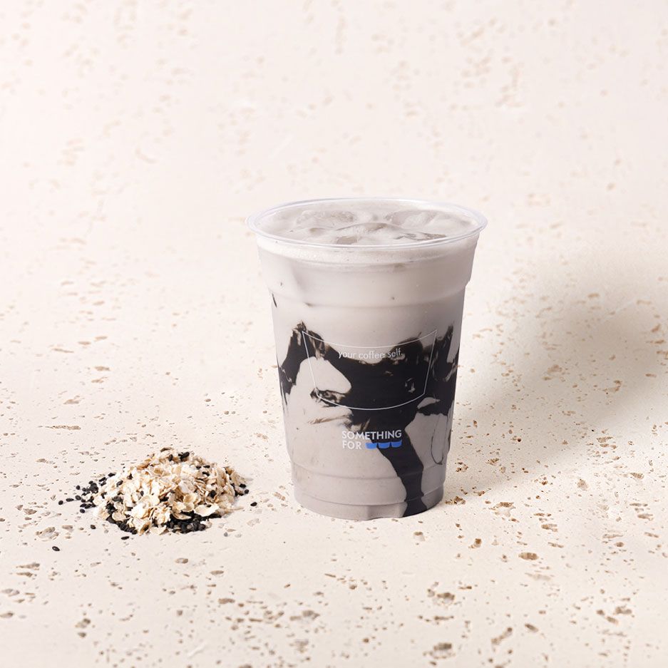 糯糯燕麦黑芝麻奶昔