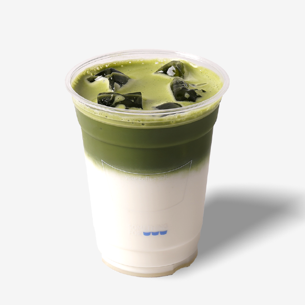 抹茶冰拿铁