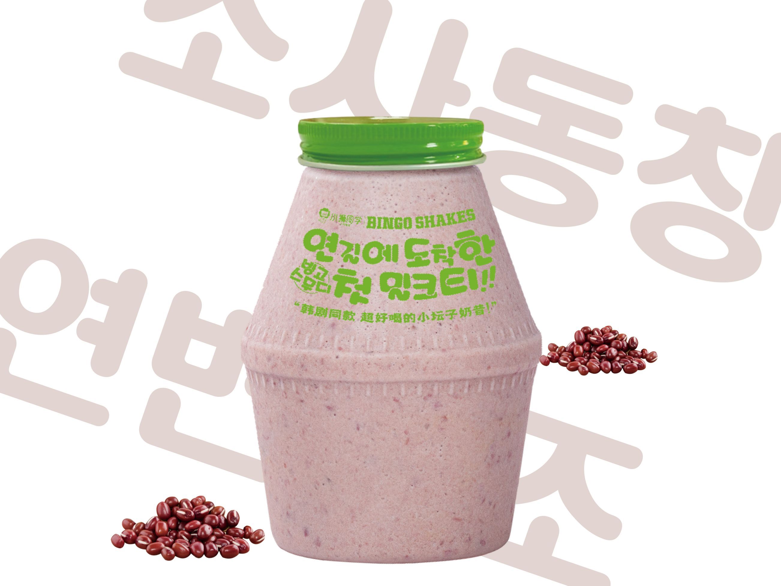 韩国BGR红豆奶昔