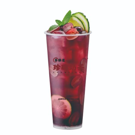 葡萄冰柠茶