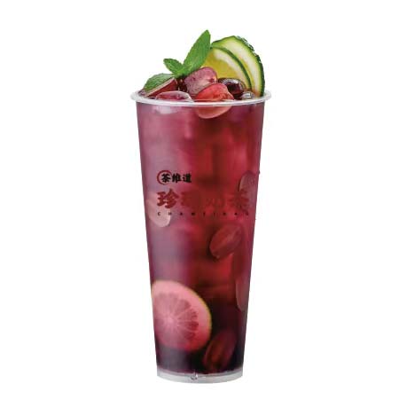 葡萄香柠茶