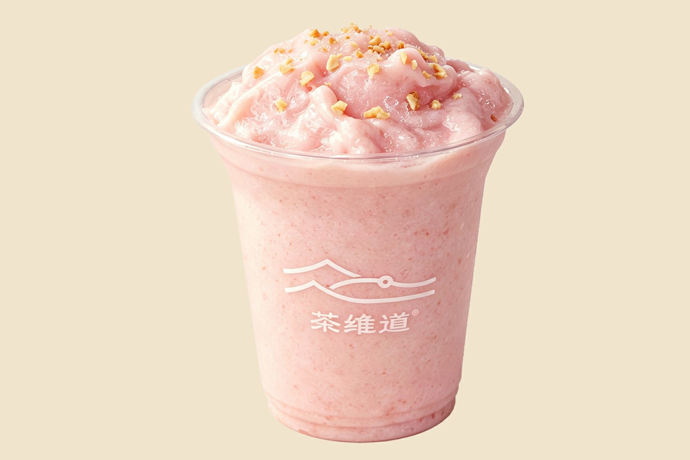 水蜜桃白糯米冰浆