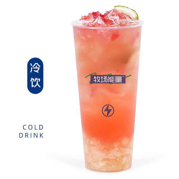 鲜桃荷花柠檬茶