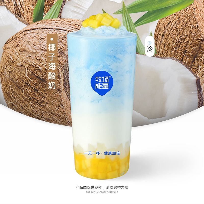 椰子海酸奶