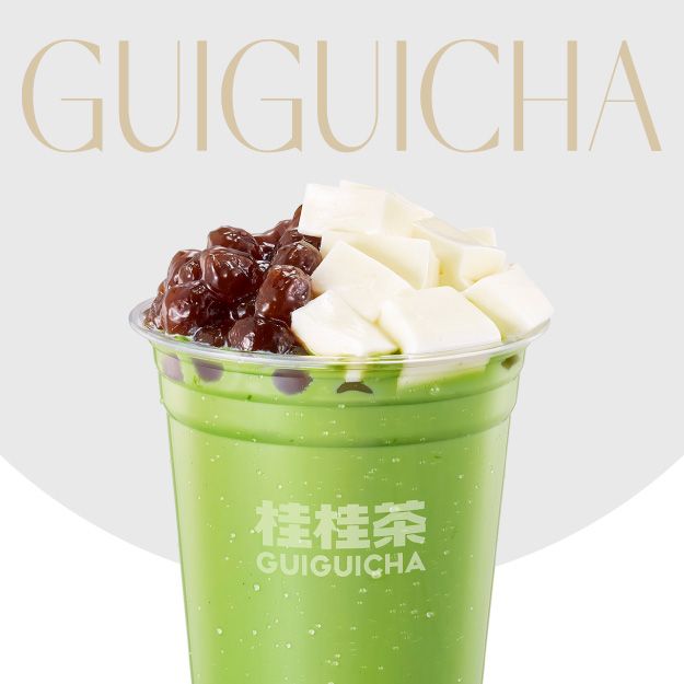 双皮奶珍珠抹茶