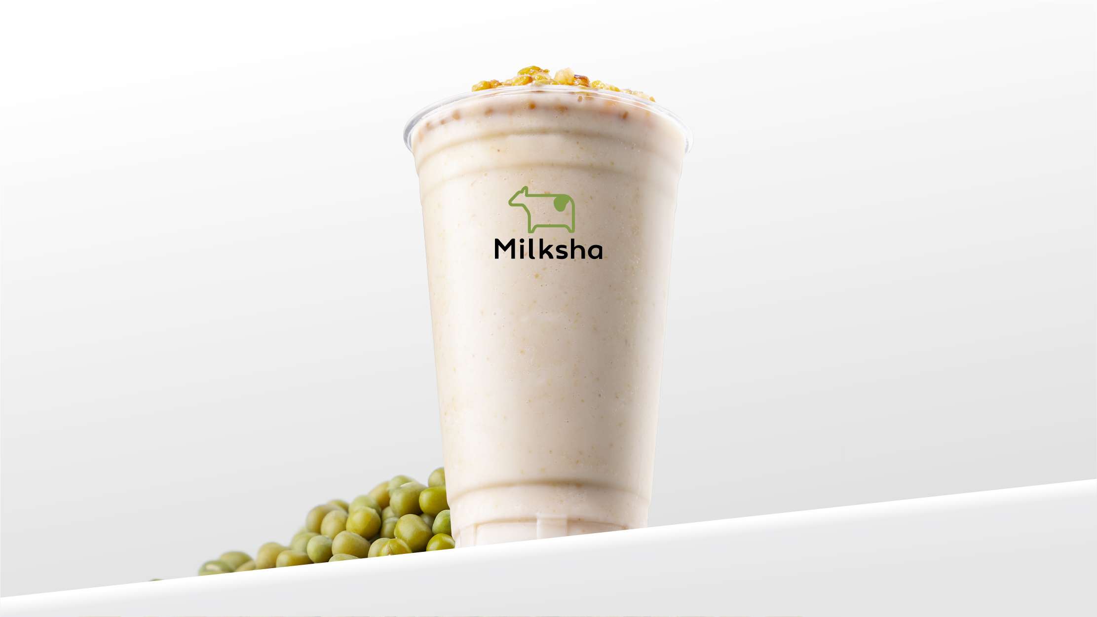 绿豆冰沙牛乳冰