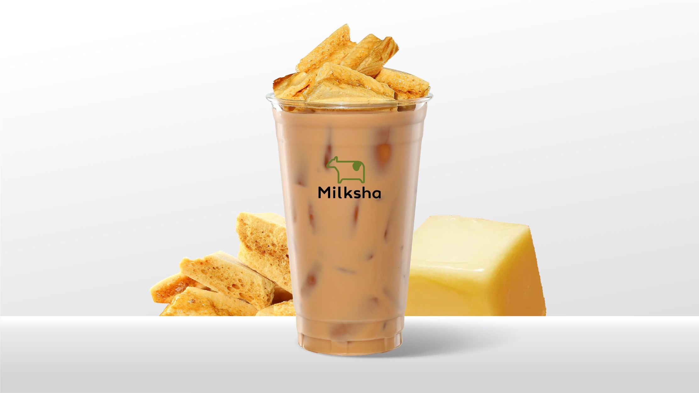 蜂窝焦糖六堡牛乳茶