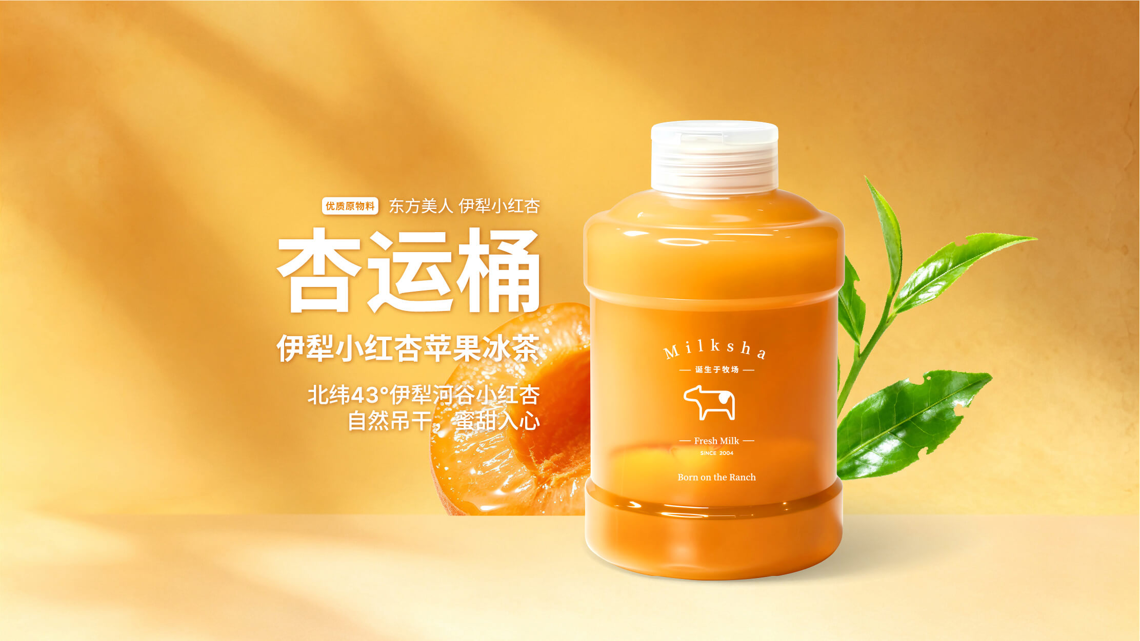 杏运桶·伊犁小红杏苹果冰茶