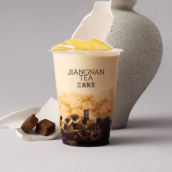 黑糖波波布丁奶茶（可热饮）