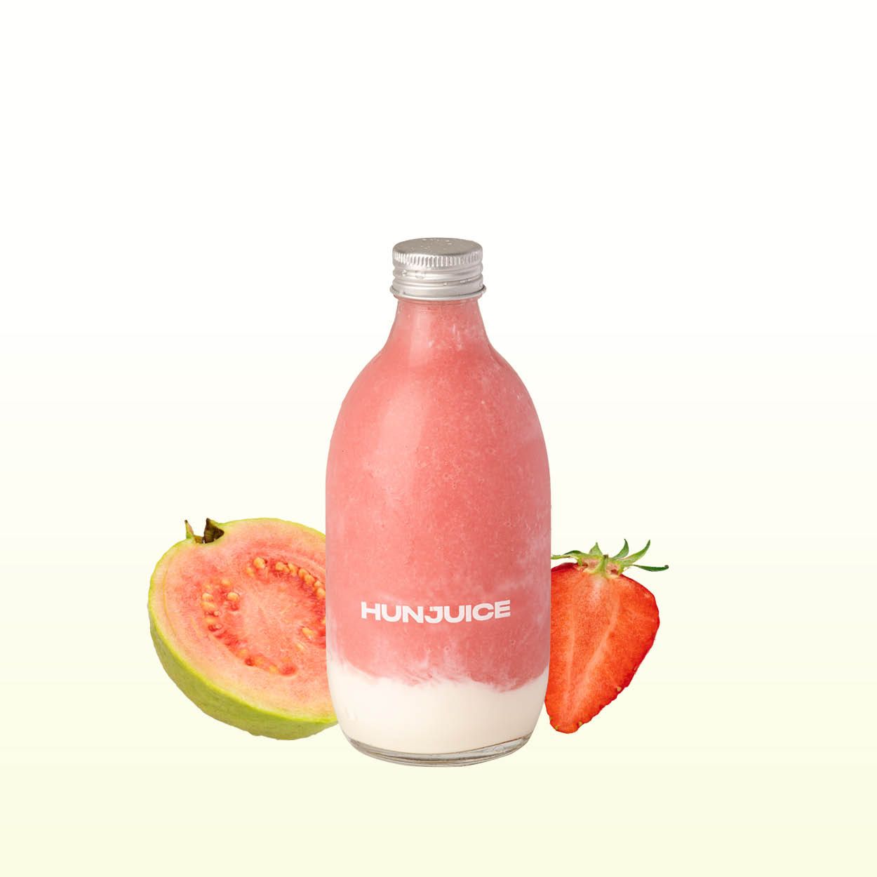 胭脂粉芭乐·酸奶果汁冰