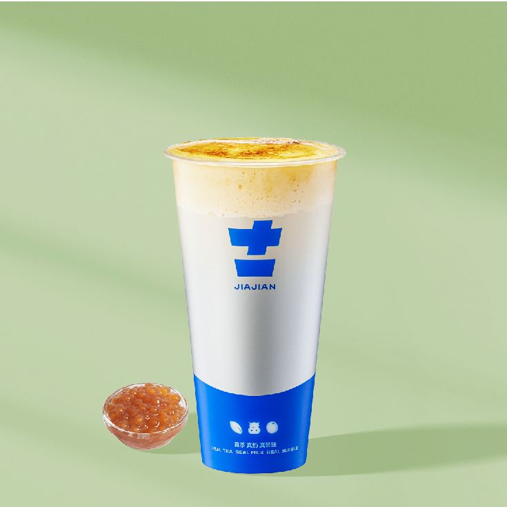 烤布蕾珍珠鲜奶茶