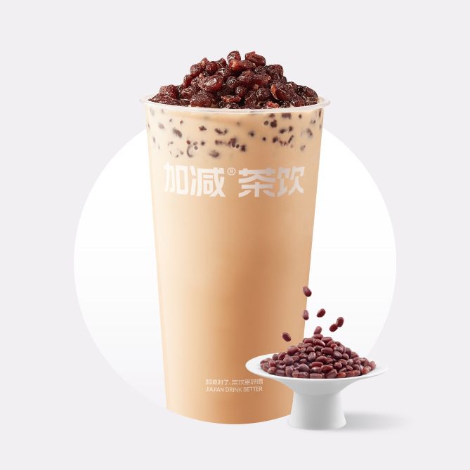 红豆奶茶