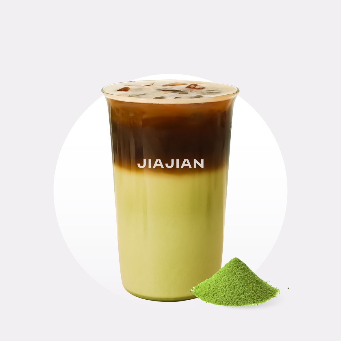 抹茶鲜奶拿铁