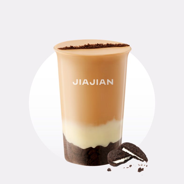 奥利奥双拼奶茶