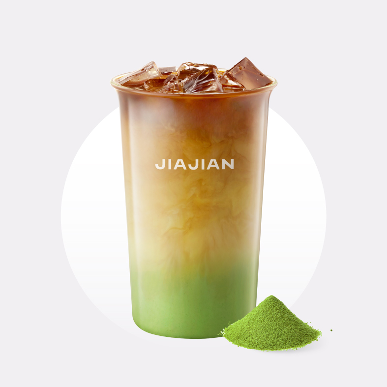 抹茶拿铁咖啡