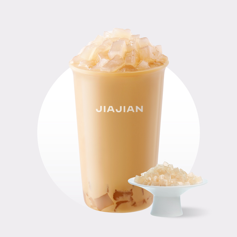 特色水晶糕奶茶