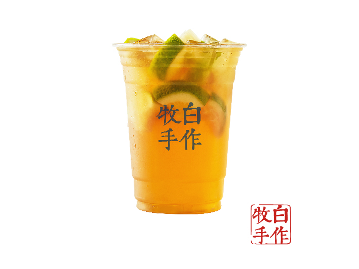 手打芒芒柠檬茶