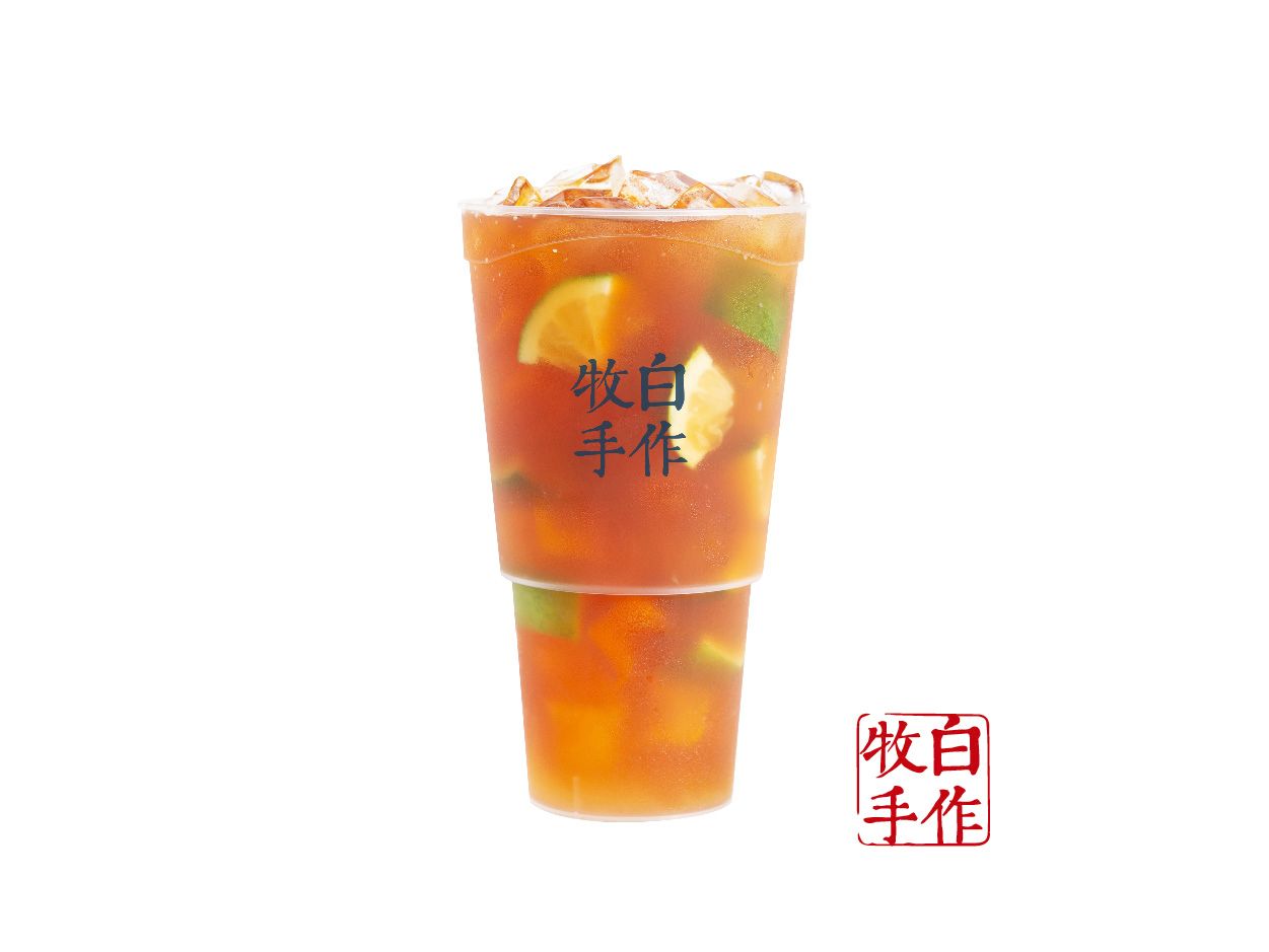 超浓手打柠檬茶霸气杯