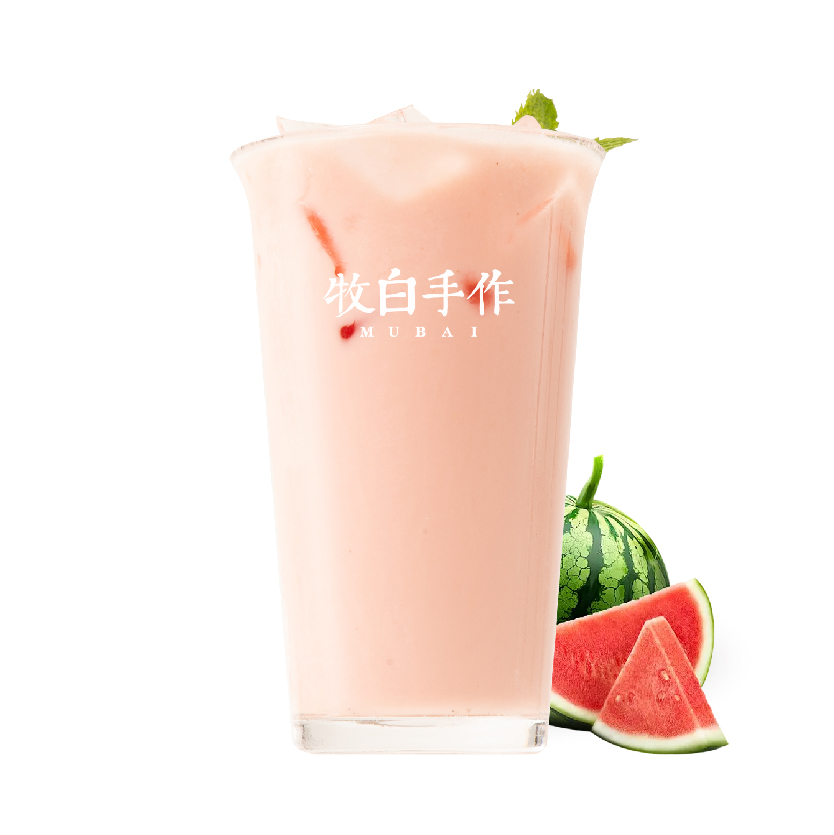 薄荷西瓜冰奶