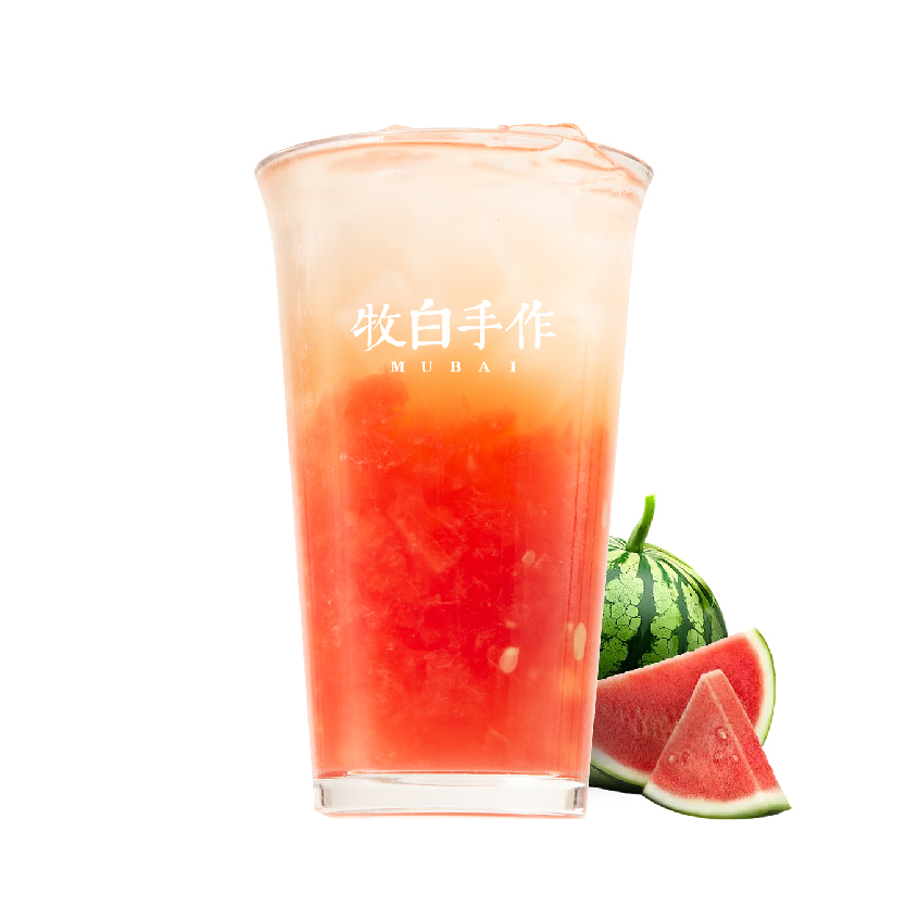 西瓜啵啵冰茶