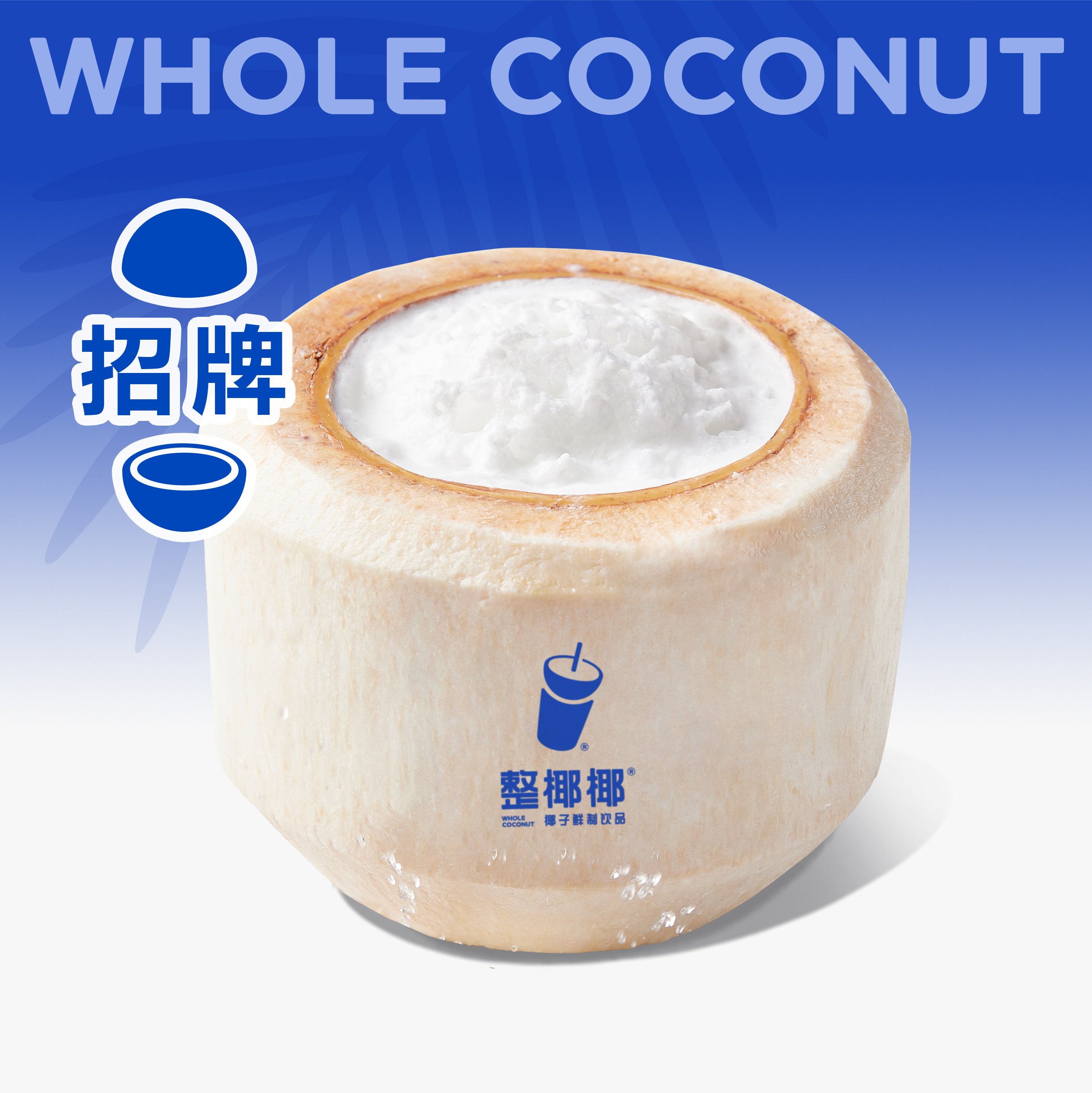 整隻椰子冰