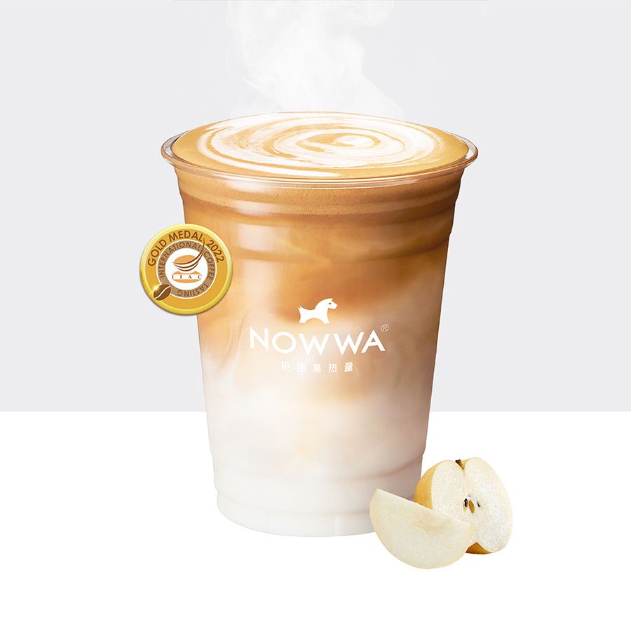 秋月梨茶拿铁