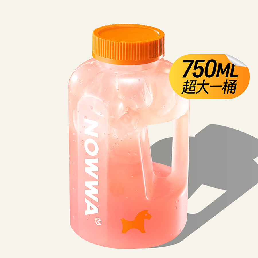 粉红海盐荔枝风味电解质补水桶