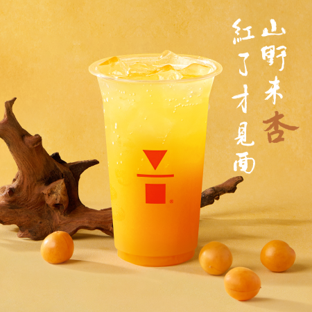 伊犁小红杏气泡冰茶