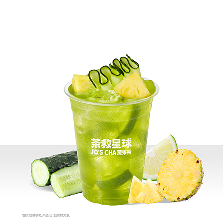 凤梨青瓜冰茶