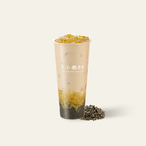 酒酿白桃鲜奶茶