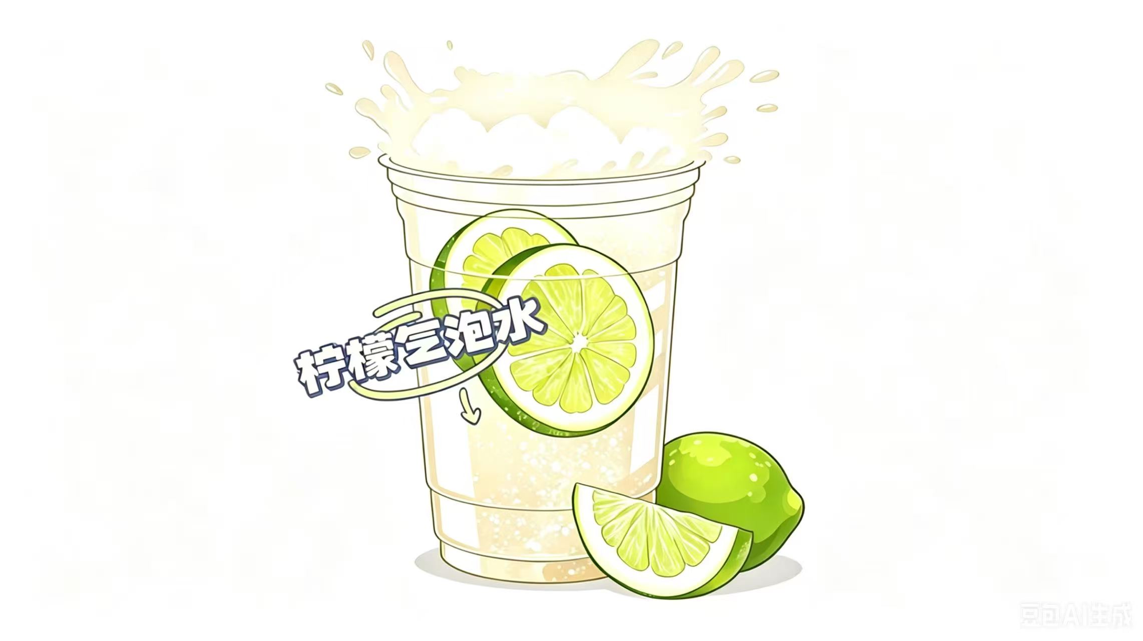 柠檬气泡水