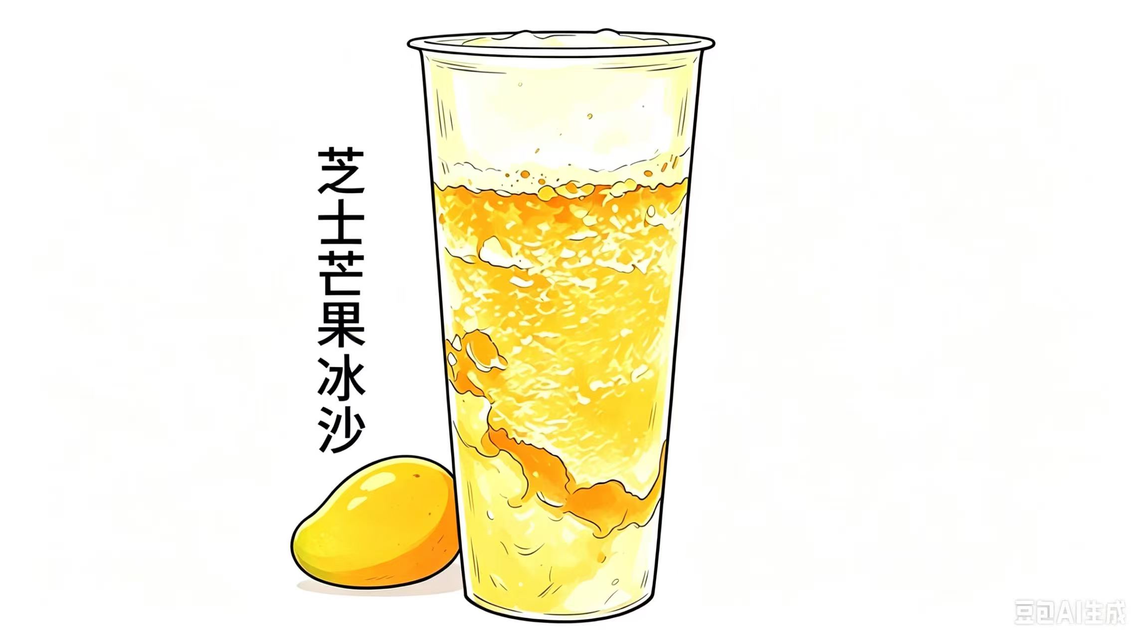 芝士芒果沙冰