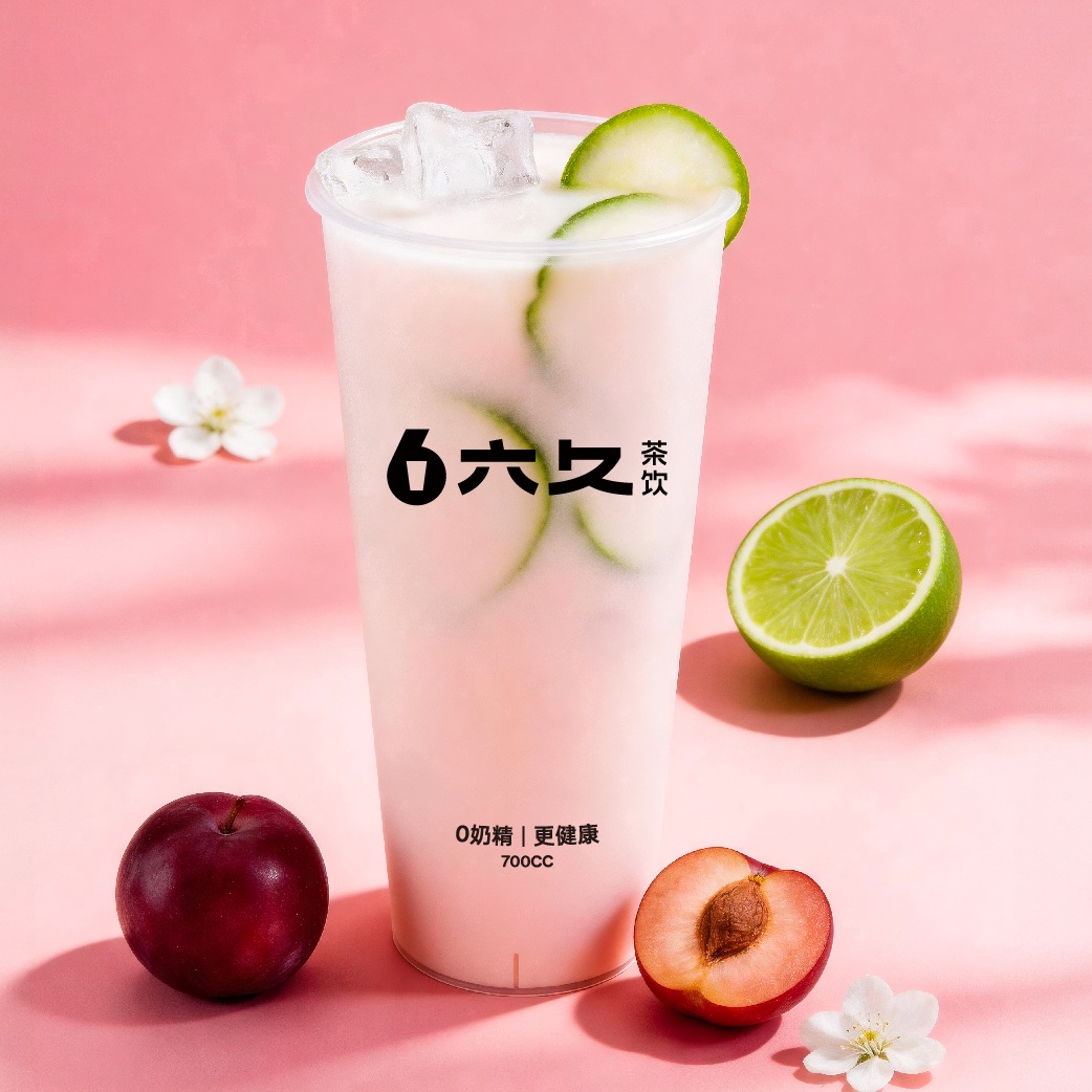 红李柠檬奶