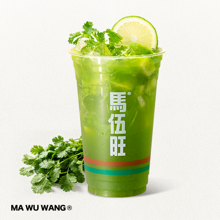  香菜柠檬茶