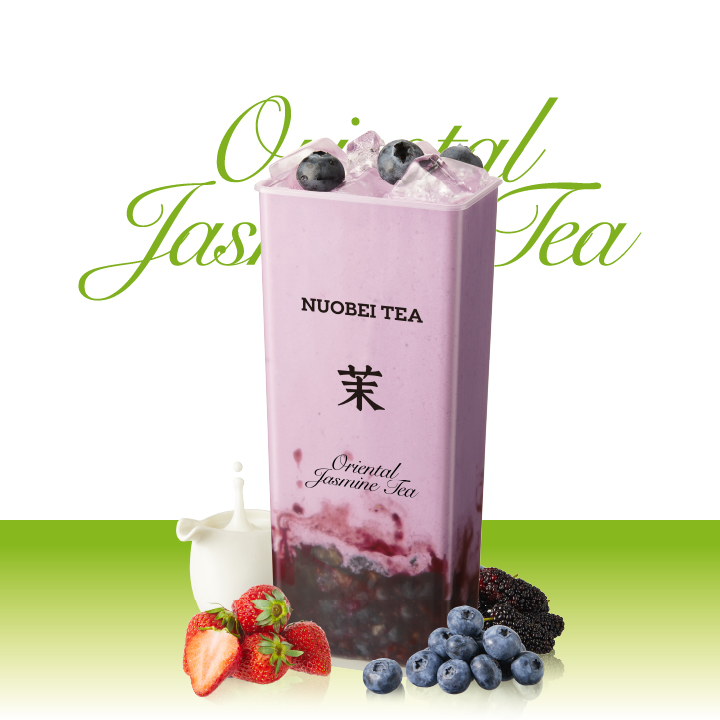 Blueberry Iced Milk