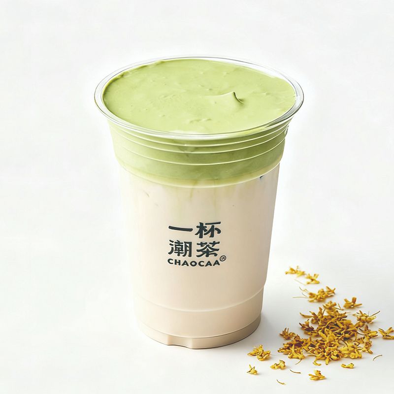 抹茶桂花白茶