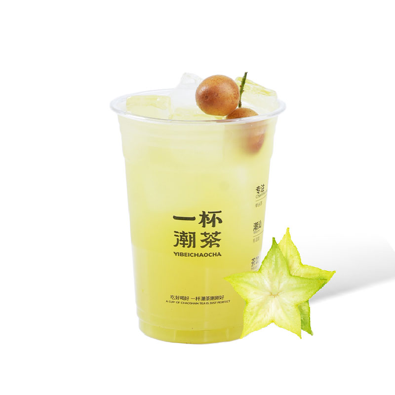 杨桃黄皮冰茶